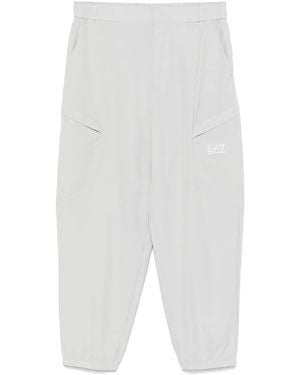EA7 Trainingsbroek Met Logoprint - Wit