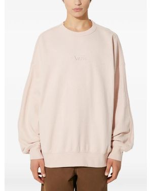 Vans Logo-Embroidered Sweatshirt - Natural