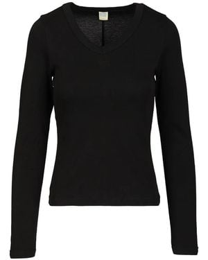 Flore Flore Jill Long-Sleeve Knitted Top - Black
