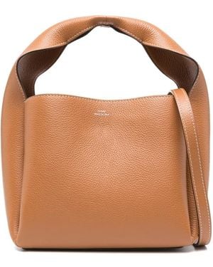 TOTEME Bucket Leather Bucket Bag - Brown