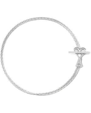 Ami Paris Collana A Catena Ami De Coeur - Bianco