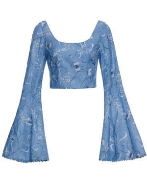 Agua Bendita Limoncillo Top - Blue