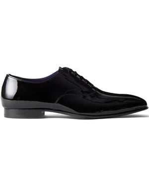 Ralph Lauren Paget Leather Derby Shoes - Black