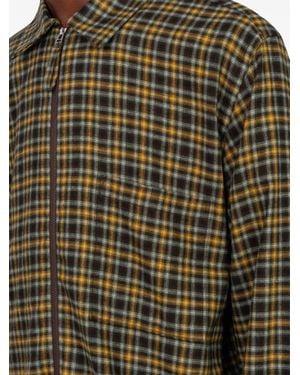 Universal Works Checked Shirt - Green