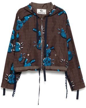 Midorikawa Jacke Mit Kordelzug - Schwarz