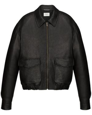 Saint Laurent Flap-Pocket Jacket - Black