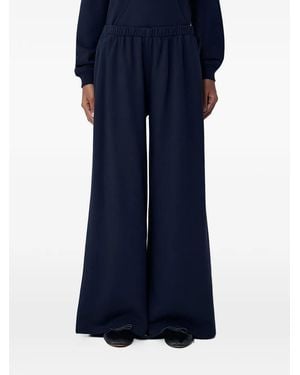 The Row Elasticated Wide-Leg Palazzo Pants - Blue