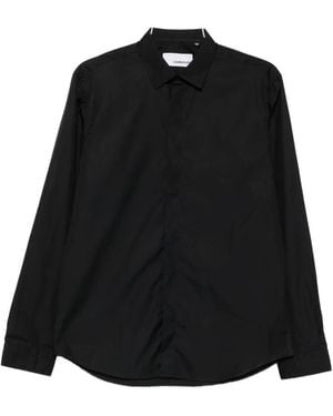 Costumein Concealed-Front Shirt - Black