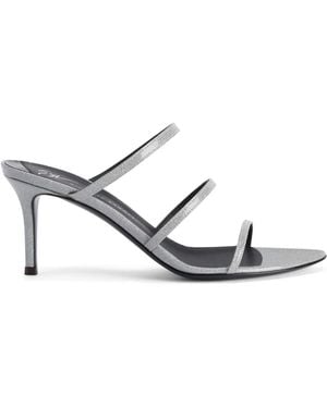 Giuseppe Zanotti Alimha 70Mm Strappy Sandals - Metallic
