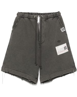 Maison Mihara Yasuhiro Amateur Sewn ショートパンツ - グレー