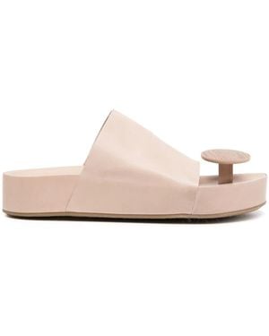 Uma Wang Sandalen Aus Leder - Pink