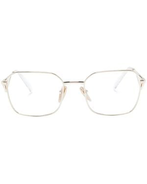 Prada Bril Met Logo - Naturel