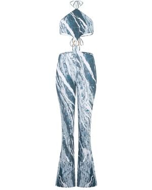 Roberto Cavalli Rubane Jumpsuit - Blue
