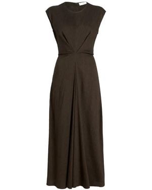 Proenza Schouler Miranda Twisted Maxi Dress - Brown