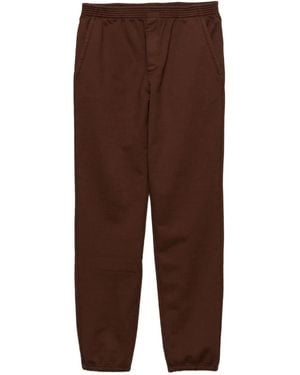 Prada Drawstring-Hem Cotton Pants - Brown