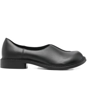 Phileo Slip-On Leather Loafers - Black