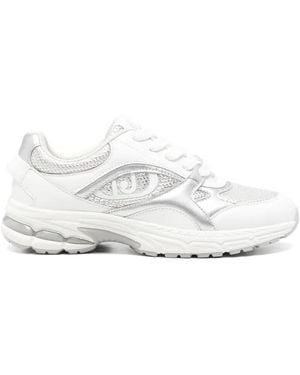 Liu Jo Trixie Logo-Plaque Panelled Trainers - White
