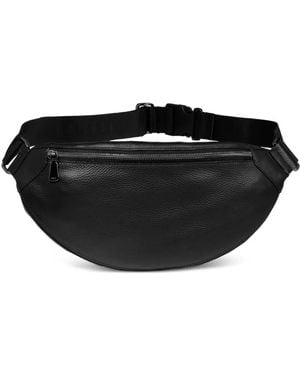 Lancel Leather Belt Bag - Black