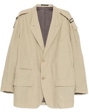 Yohji Yamamoto Viyella Blazer - Natural