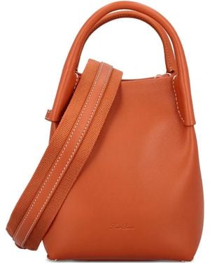Loro Piana Hook Bale Micro Bag - Orange