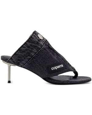 Coperni Open Thong Sandalen 60mm - Schwarz