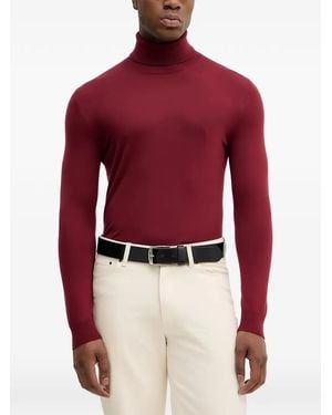 Sisley Roll Neck Jumper - Red