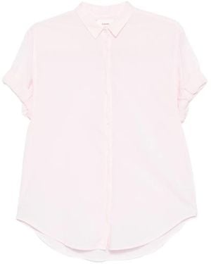 Xirena Channing Short-Sleeve Shirt - Pink