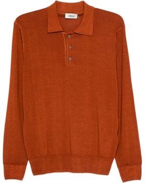 Altea Long-Sleeve Polo Shirt - Orange