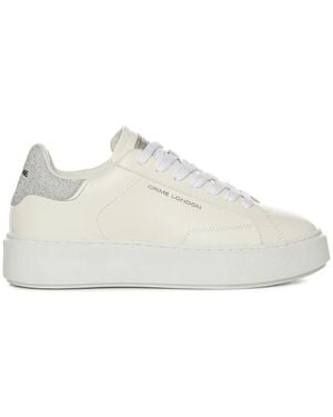 Crime London Round-Toe Trainers - White
