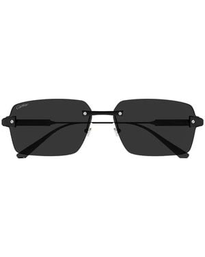 Cartier Santos De Cartier Sunglasses - Black