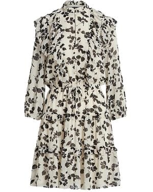 Ralph Lauren Leaf-Print Dress - White