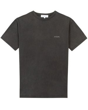 Maison Labiche Popincourt Amore-Embroidered T-Shirt - Black