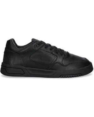 Champion Logo-Embroidery Trainers - Black