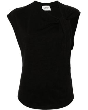 Isabel Marant Naydali Tシャツ - ブラック