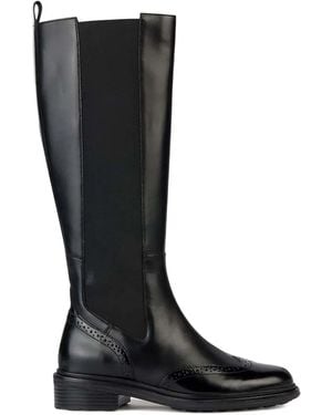 Geox Knee-High Boots - Black