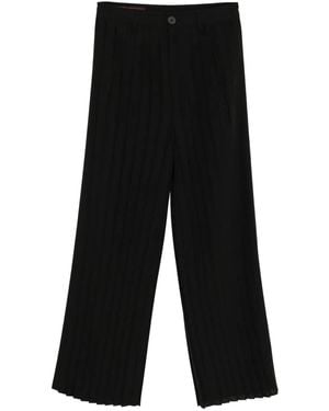 High Pleated Pants - Black