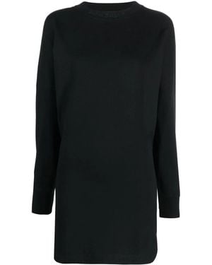 Palm Angels Glitter-logo Jumper Dress - Black