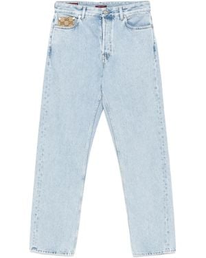 Gucci Jeans Met Gg-Canvas - Blauw
