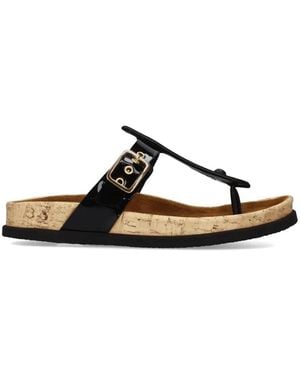 Premiata Buckle Strap Sandals - Black