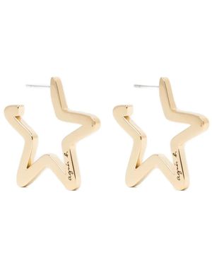 agnès b. Rock Star Earrings - Metallic