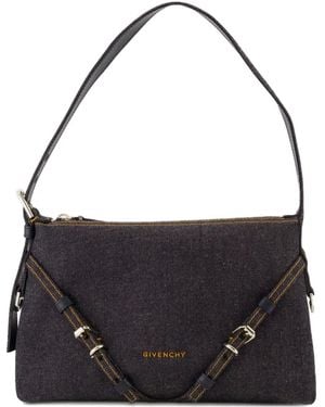 Givenchy Sac Porté Épaule Médium En Jean - Noir