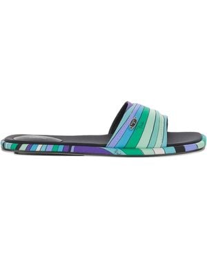 Emilio Pucci Printed Slides - Green