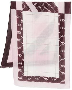 Liu Jo Patterned Scarf - ピンク