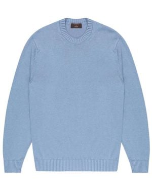 Slowear Gebreide Trui Met Ronde Hals - Blauw