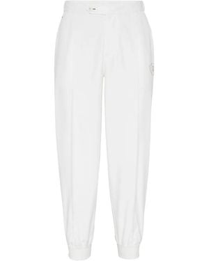 Brunello Cucinelli ストレート トラックパンツ - ホワイト