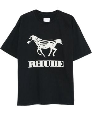 Rhude Dinero Tシャツ - ブラック