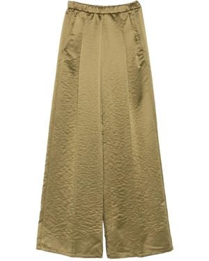 forte_forte Duchesse Palazzo Pants - Green