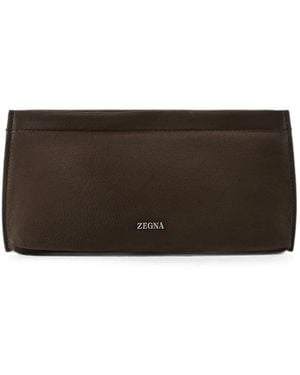 ZEGNA Pouch Mini Scuro - Marrone