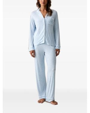 DKNY Geometric-Print Pyjamas - Blue
