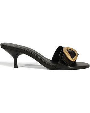 SCHUTZ SHOES 50 Mm Olga Buckle-Detail Sandals - Black